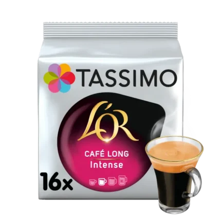 capsules café long intense tassimo